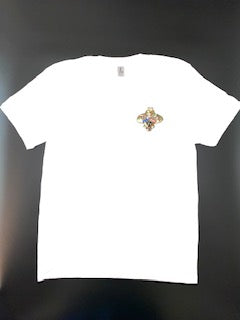 Badass Bajas Green Camo T-Shirt - White