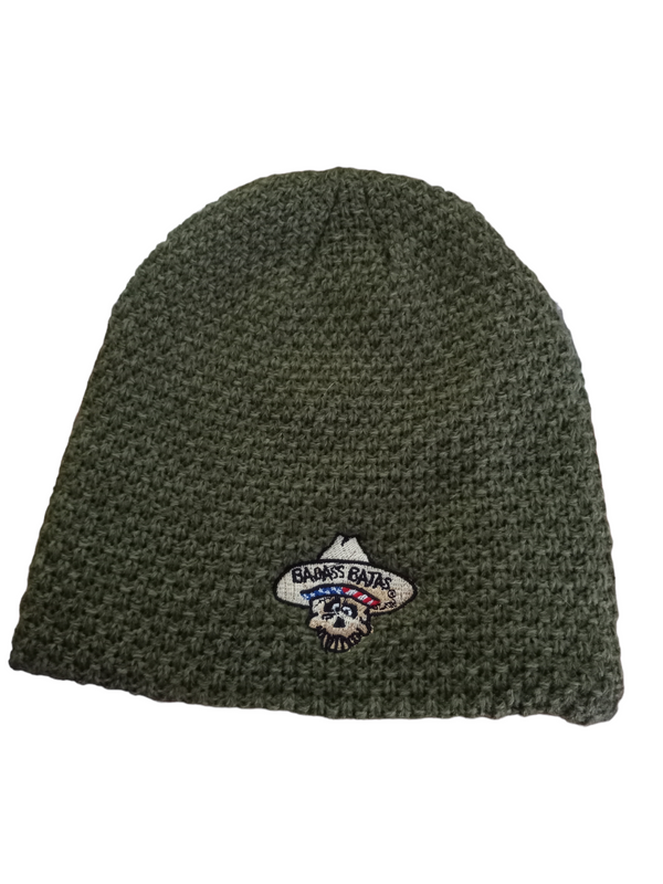 Badass Bajas Beanies - Olive Green