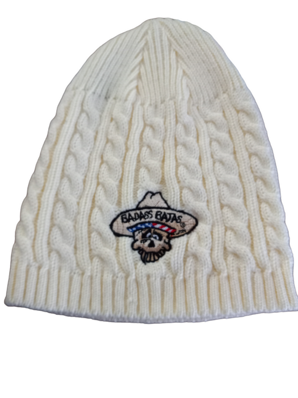 Badass Bajas Beanies - Ivory