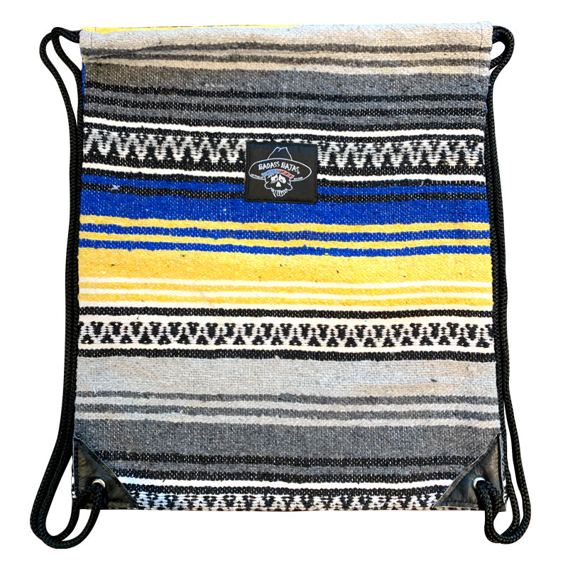 Badass Slingback - Blue & Yellow